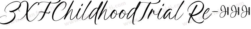 ZXFChildhoodTrial Re字体转换